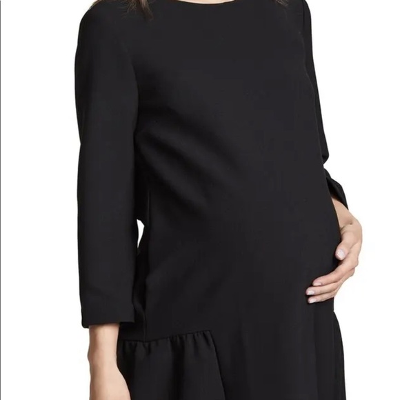 Hatch “The Tulip Dress” Black Mini Maternity Dress - Picture 3 of 6